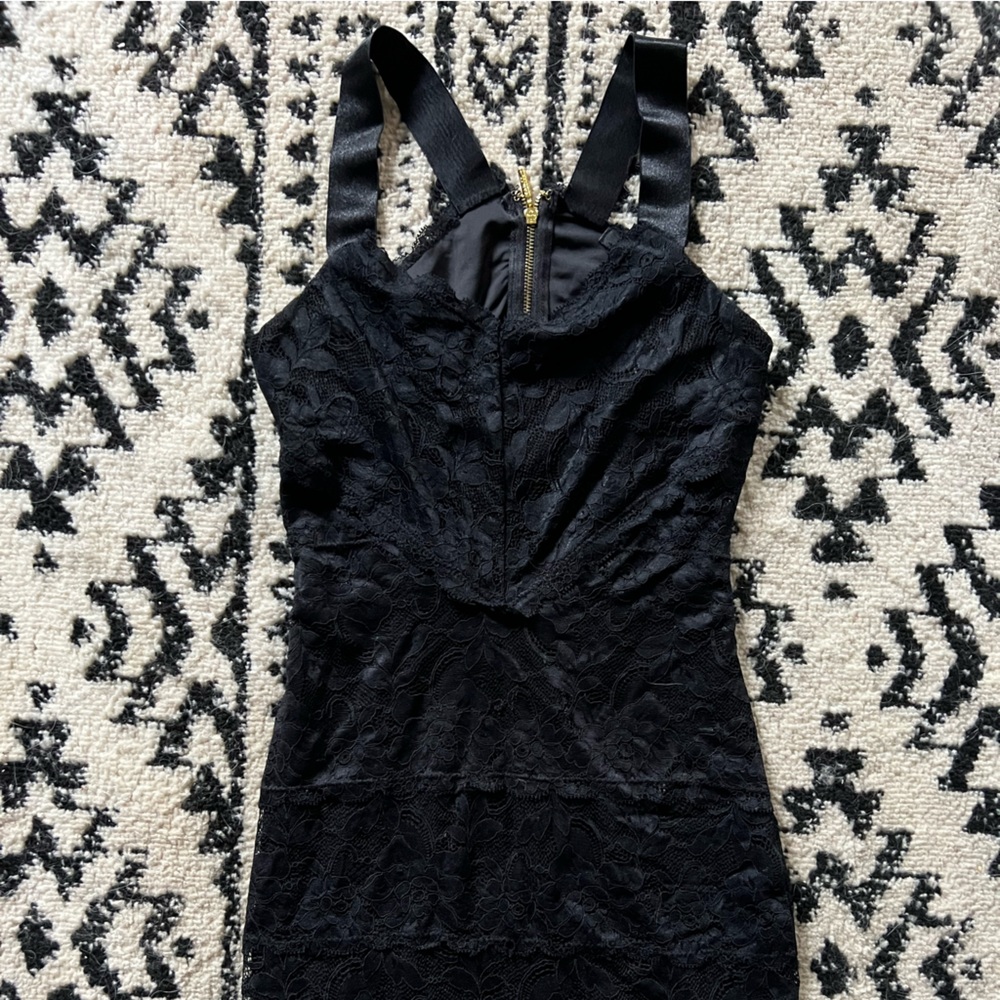 Guess Black Lace Dress Size XXS